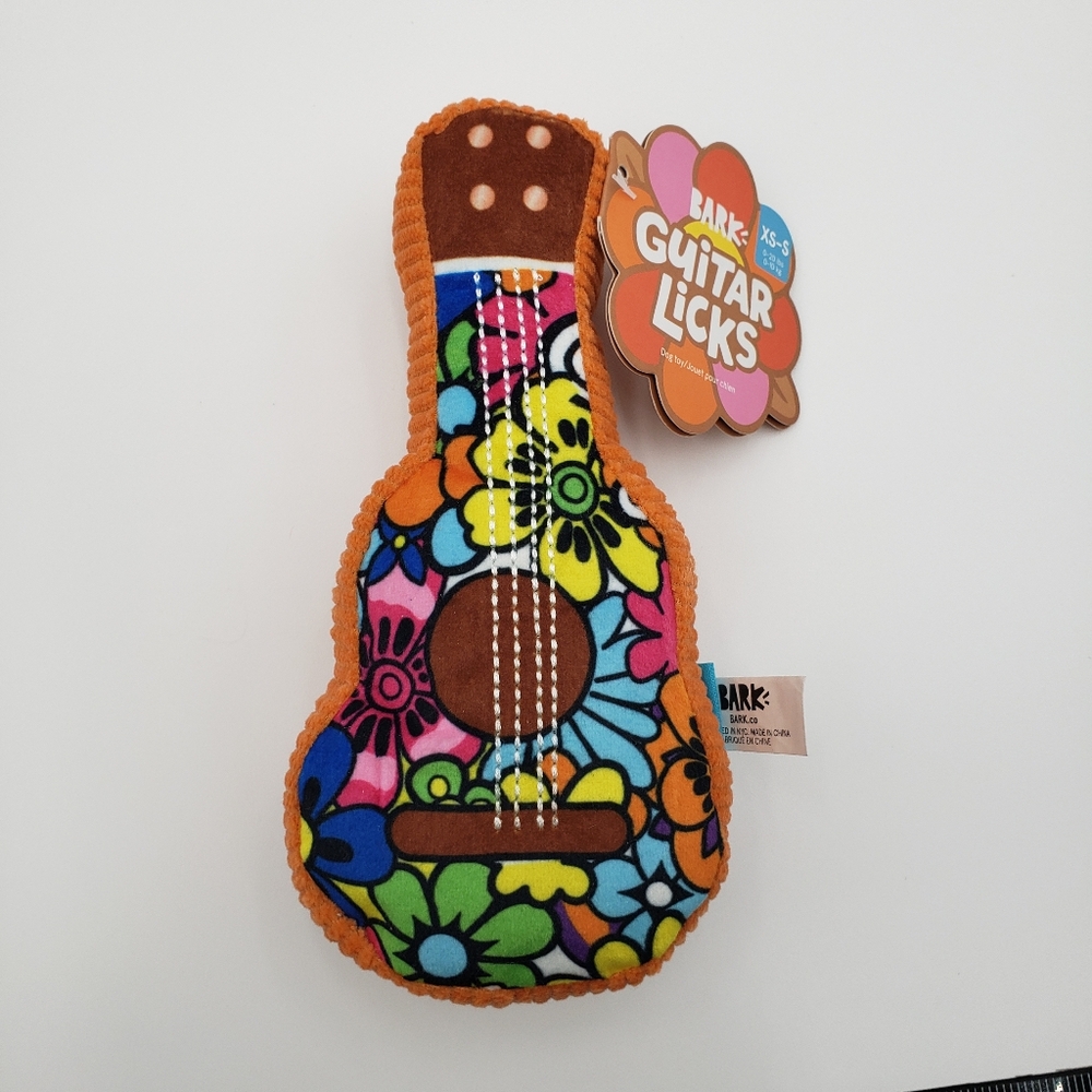 Bark Box Guitar Kickstart Dog Toy Nwt